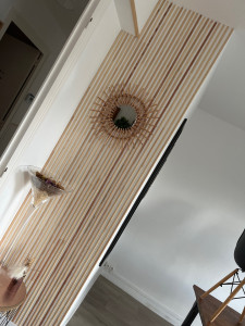 Photo de galerie - Pose de baguette en bois