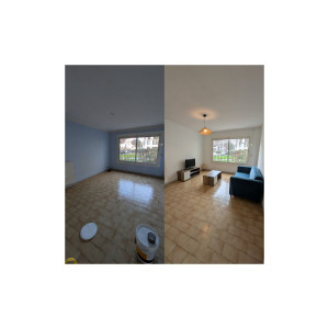 Photo de galerie - Peinture et montage meuble 