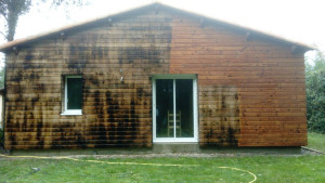Photo de galerie - Rénovation et traitement bois extérieur maison 