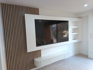 Photo de galerie - Pose de Panneaux décoratifs.