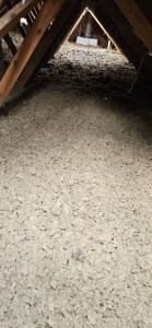 Photo de galerie - Complément
 de laine de roche par insuflation 