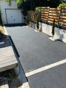 Photo de galerie - Préparation avant enrober / coulage 