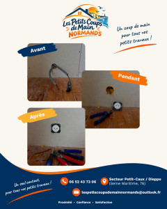 Photo de galerie - Renovation d’une prise électrique chez un client 