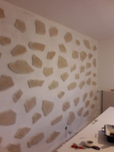 Photo de galerie - Décoration mur en pierres reconstituées