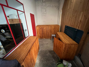 Photo de galerie - Création meubles et coffre poubelles 