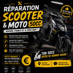 Photo de galerie - Réparation scooter 