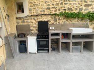 Photo de galerie - Création cuisine d’été complète.