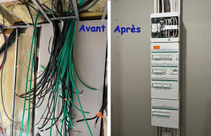 Photo de galerie - Installation tableau électrique