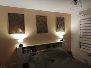 Photo de galerie - Peinture + installation déco 