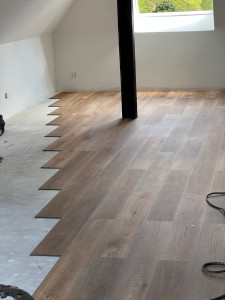 Photo de galerie - Pose de parquet - Revêtement de sol