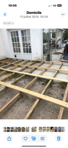 Photo de galerie - Pose de terrasse bois 