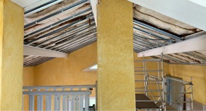 Photo de galerie - Rénovation mur et plafond rampant 