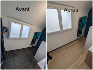 Photo de galerie - Pose de sol PVC