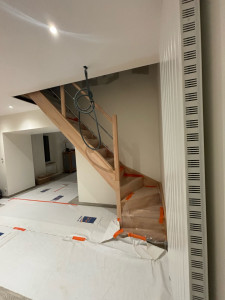 Photo de galerie - Montage et pose d’un escalier 