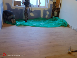 Photo de galerie - Pose de parquet - Revêtement de sol