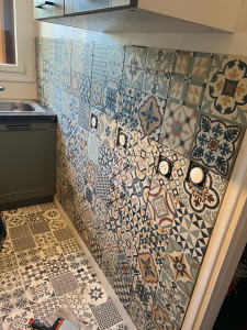 Photo de galerie - Pose carrelage 