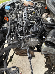 Photo de galerie - Remplacement des fourchettes de boîte sur une dsg7 