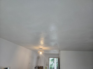 Photo de galerie - Lissage plafond en gouttelettes  bidart 

 