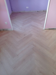 Photo de galerie - Pose de parquet - Revêtement de sol