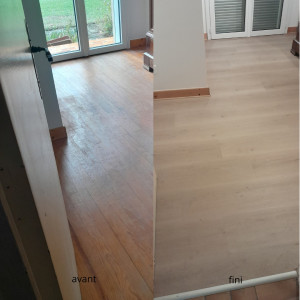 Photo de galerie - Pose de parquet - Revêtement de sol