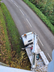 Photo de galerie - Elagage arbre sur bord de route 