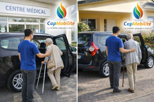Photo de galerie - Transport de personnes à mobilité réduite vers centre de personnes âgées,  ( maison de retraite , ehpad...)