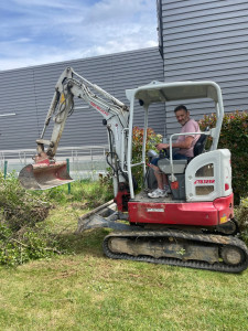 Photo de galerie - Terrassement enlèvement des hais avant fondation