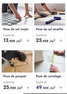 Photo de galerie - Sur votre revêtement de sols et murs 