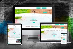 Photo de galerie - Refonte globale du site internet de l'institut Rêves de beauté