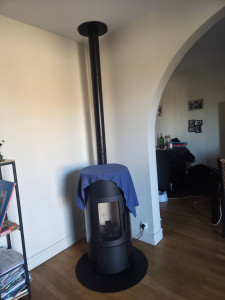 Photo de galerie - J'ai réalisé un ramonage dans ce poêle à granulés 