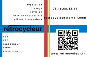 Photo de galerie - Carte de visite réparateur vélo nice