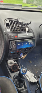 Photo de galerie - Installation Carplay avec caméra de recul 