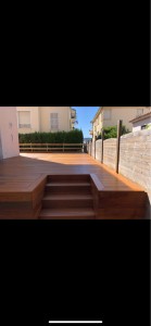 Photo de galerie - Création de terrasse bois surelevée