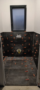 Photo de galerie - Mise en carrelage d'un wc