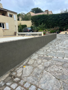 Photo de galerie - Enduit avant finition 