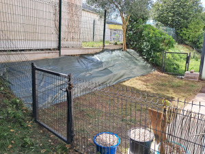 Photo de galerie - Pose de bâche 