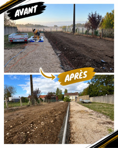 Photo de galerie - Pose de bordure 