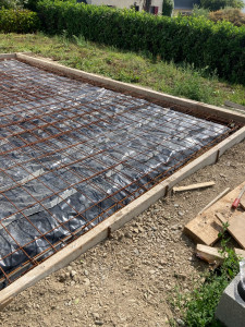 Photo de galerie - Ferraillage et coffrage pour une futur terrasse en béton 
