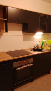 Photo de galerie - Montage de meubles et installation électrique d'équipements de cuisine.