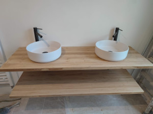 Photo de galerie - Remplacement meuble vasque