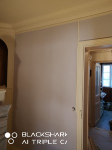 Photo de galerie - Pose de papier peint décoratif, tous types de modèles et épaisseurs y compris la préparation des murs 