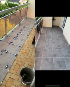 Photo de galerie - Carrelage terrasse