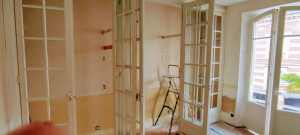 Photo de galerie - Dressing sur mesure en cours