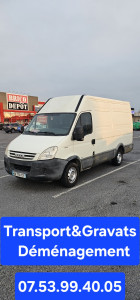 Photo de galerie - Livraison de marchandises en Île-de-France et sur longues distances – Gravats