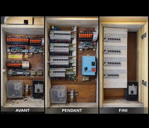 Photo de galerie - Changement ancien tableau 3 rangées 