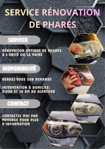 Photo de galerie - Services rénovation de phares 