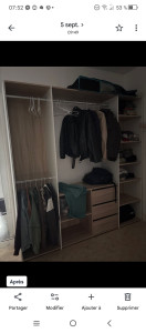 Photo de galerie - Montage d'un dressing 