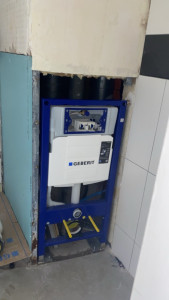 Photo de galerie - Bâti support pour toilette suspendu 