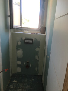 Photo de galerie - Habillage wc suspendu 