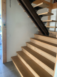 Photo de galerie - Fabrication d’un escalier